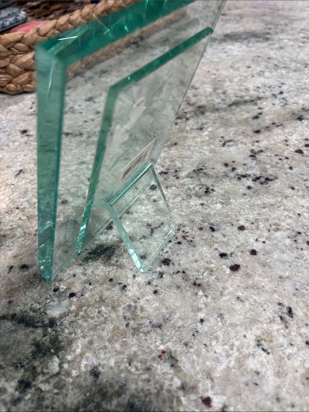 Clear Glass Picture Frame - Minimalist Home Accent - Picture 4 of 4